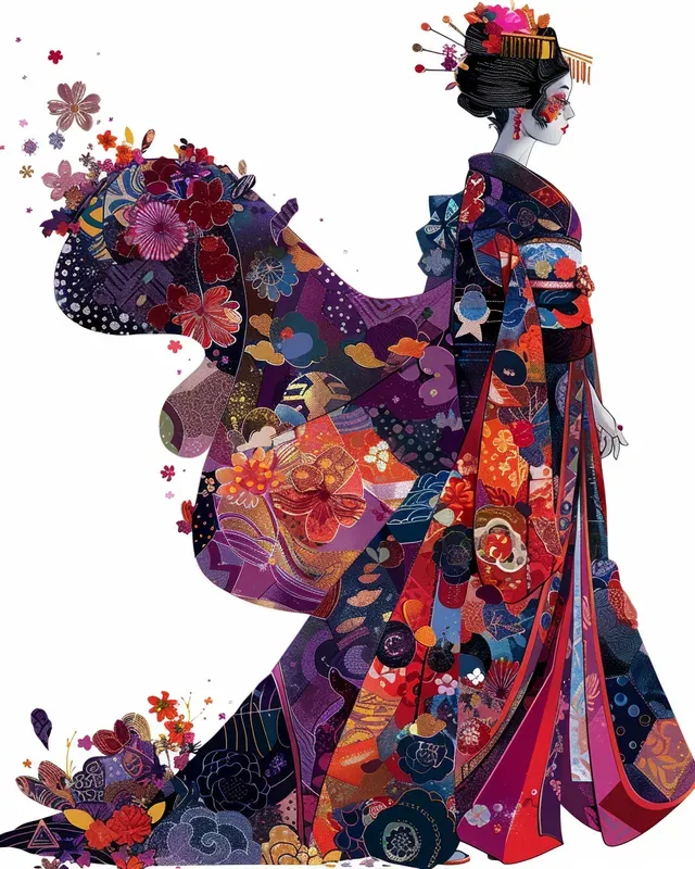 People Quilted Patterns Fill
