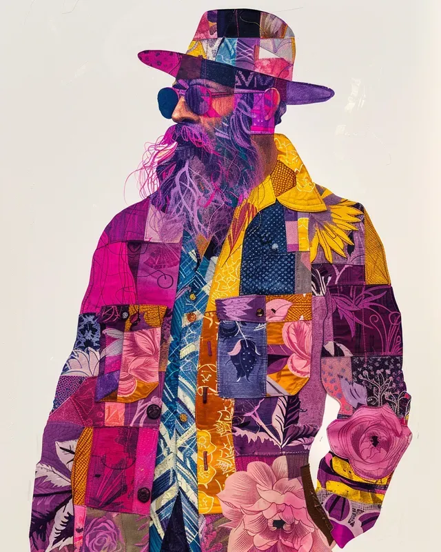 People Quilted Patterns Fill