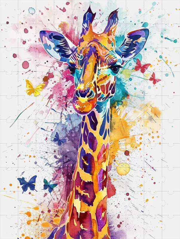 Watercolor Animals And Butterflies