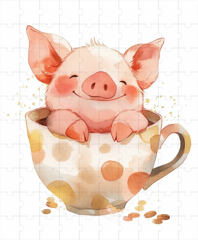 Animals In Cups