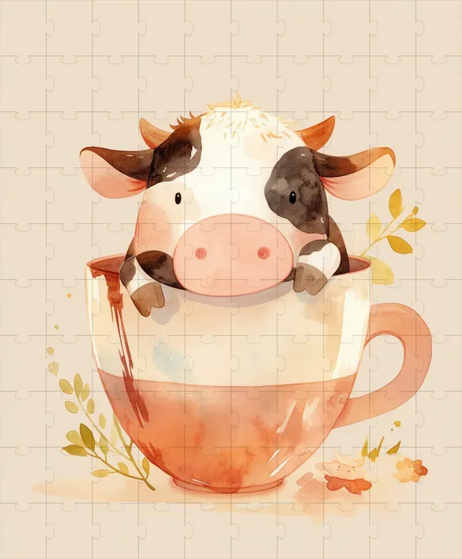 Animals In Cups