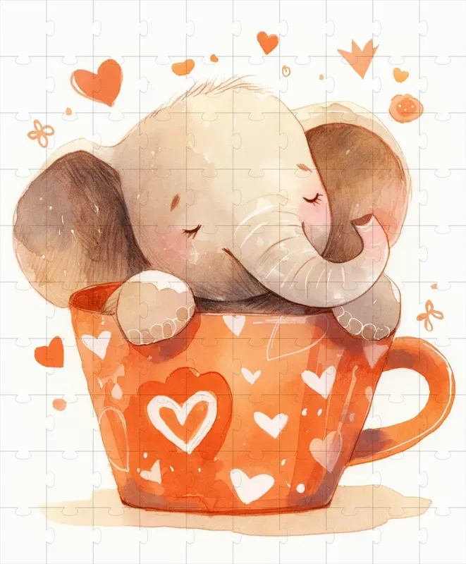 Animals In Cups