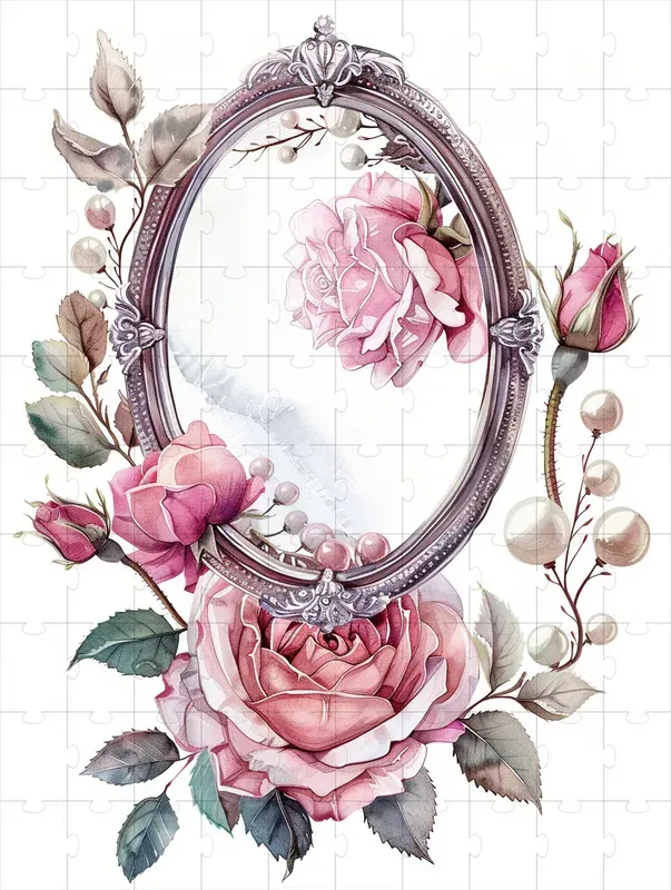 Fashion Pink Objects And Pearls