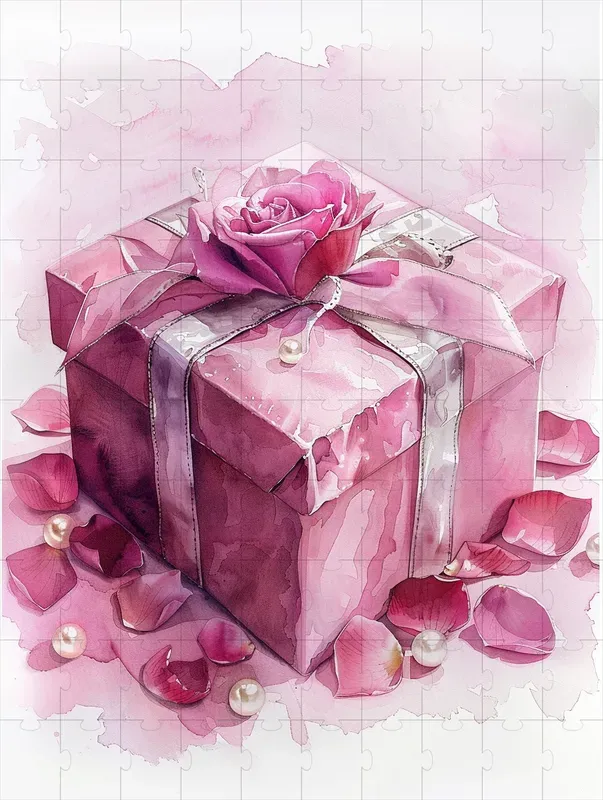 Fashion Pink Objects And Pearls