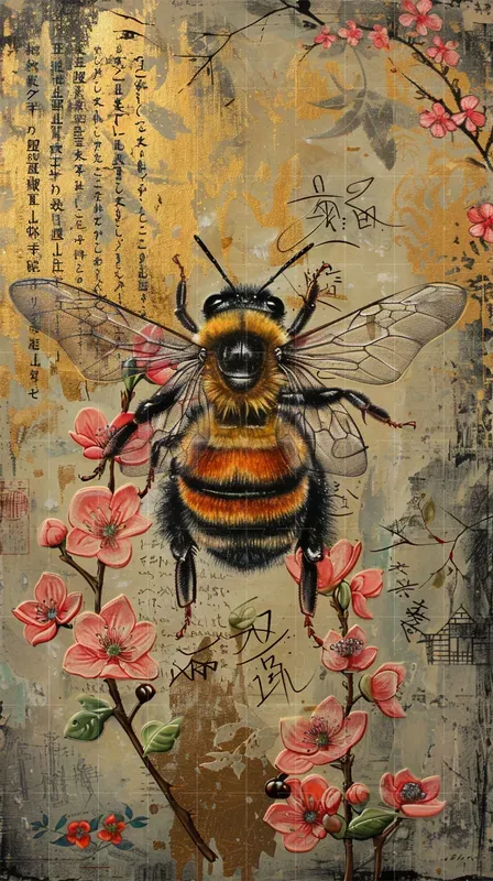 Japanese Posters Mixed Collages