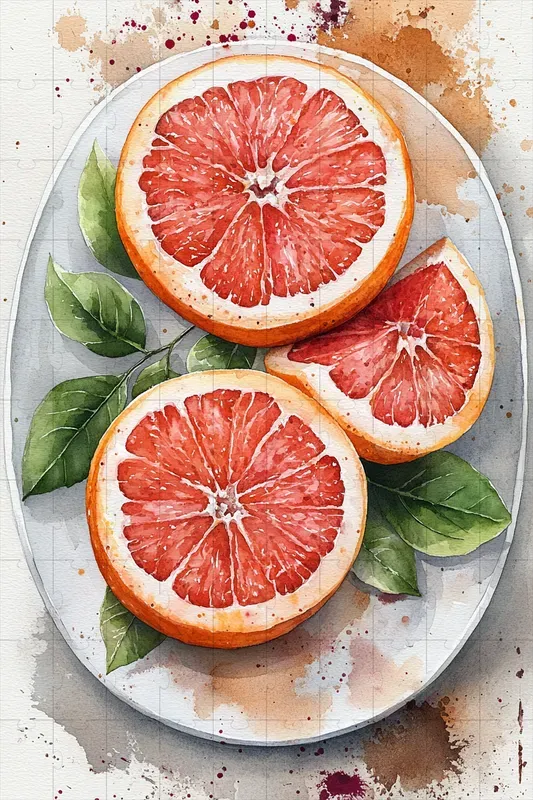 Watercolor Sweet Fruits