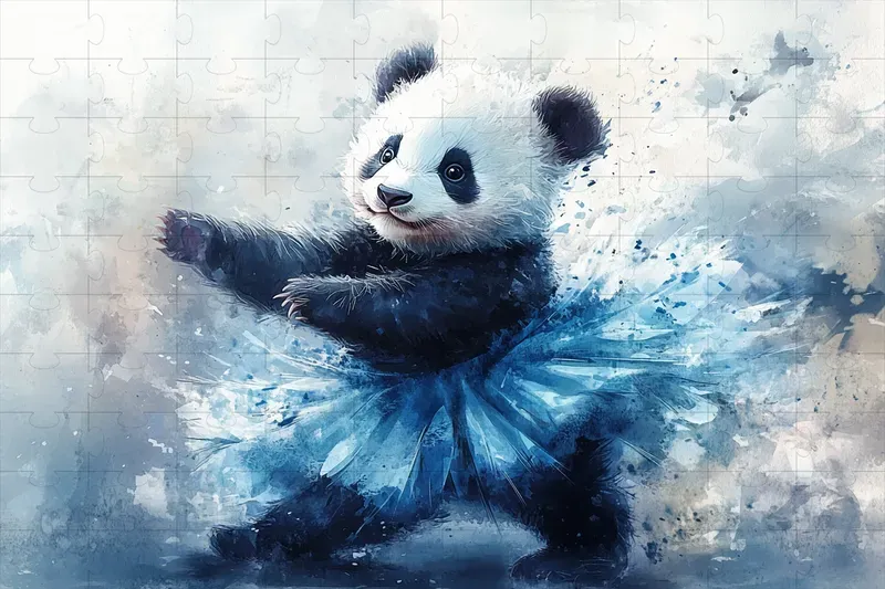 Baby Animal Ballerina Watercolors