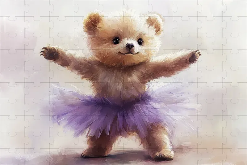 Baby Animal Ballerina Watercolors