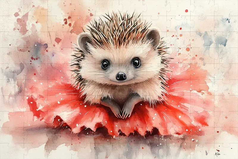 Baby Animal Ballerina Watercolors
