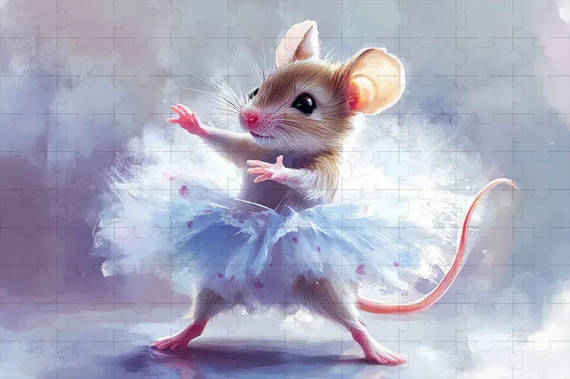Baby Animal Ballerina Watercolors