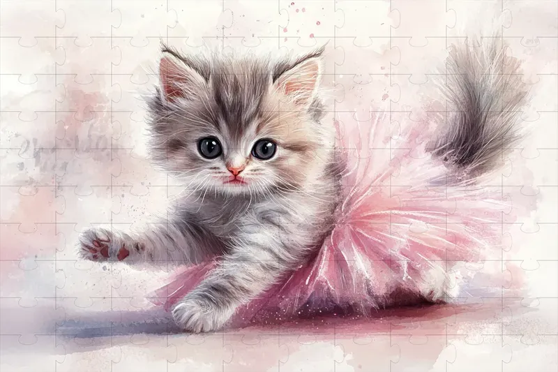 Baby Animal Ballerina Watercolors