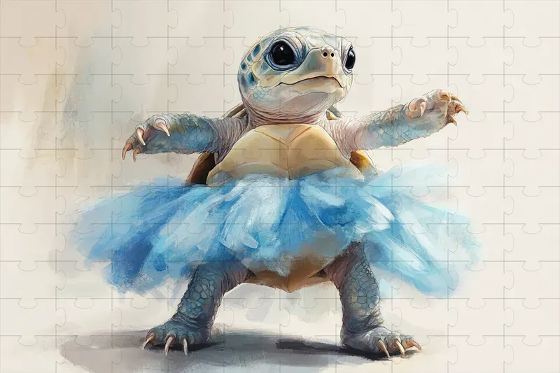 Baby Animal Ballerina Watercolors