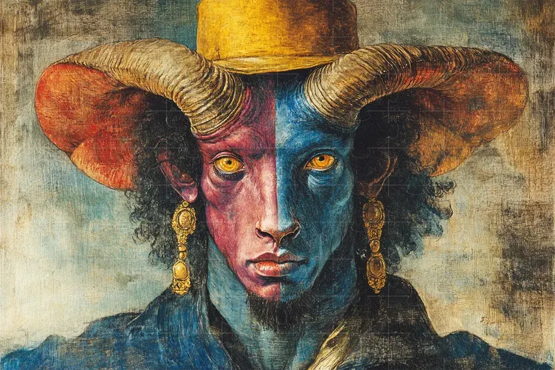Vibrant Abstract Portraits