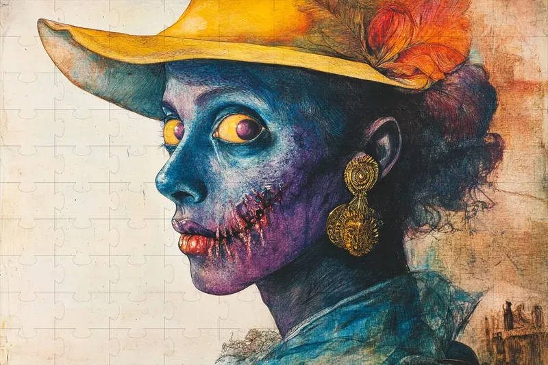 Vibrant Abstract Portraits