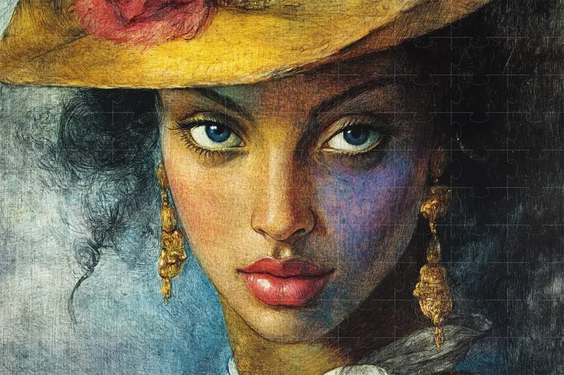 Vibrant Abstract Portraits
