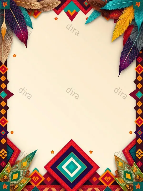 Eccentric Colorful Border Frames