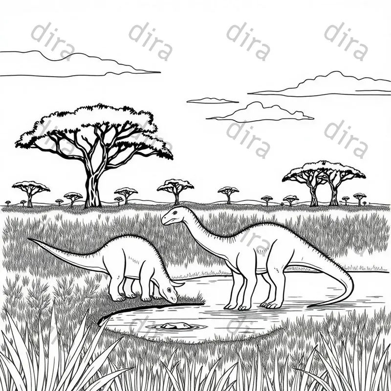 Dinasour Coloring Books