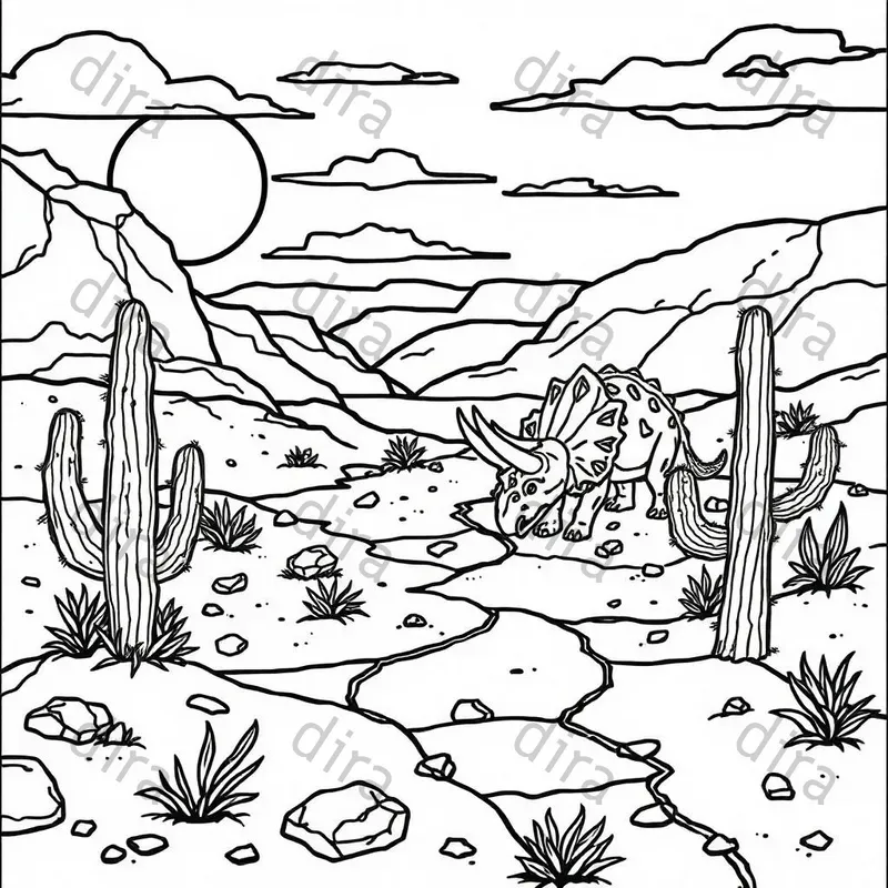 Dinasour Coloring Books