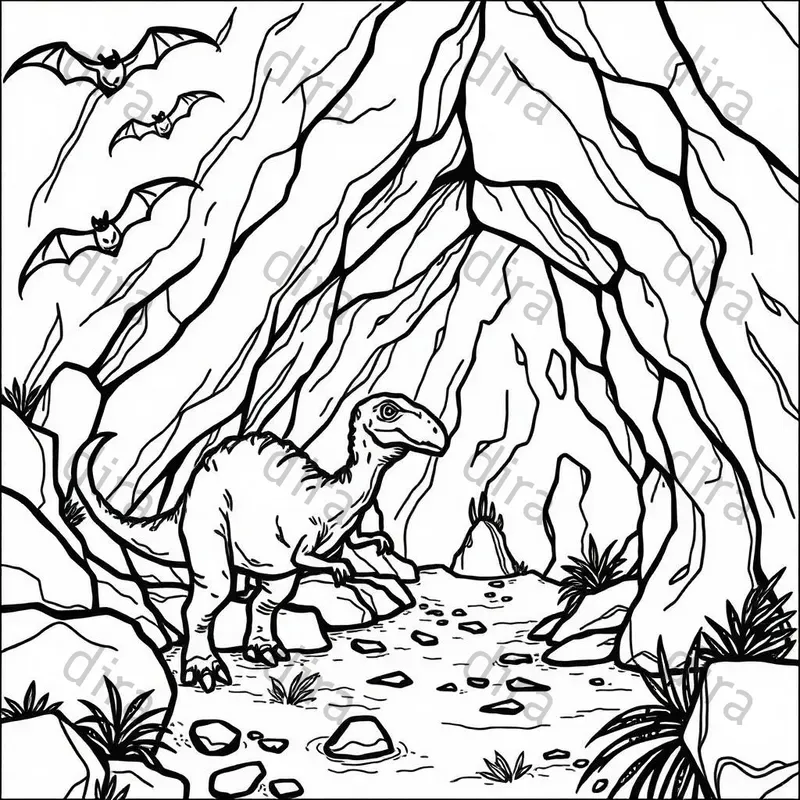 Dinasour Coloring Books