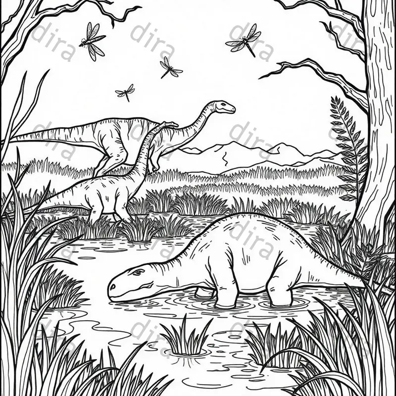 Dinasour Coloring Books