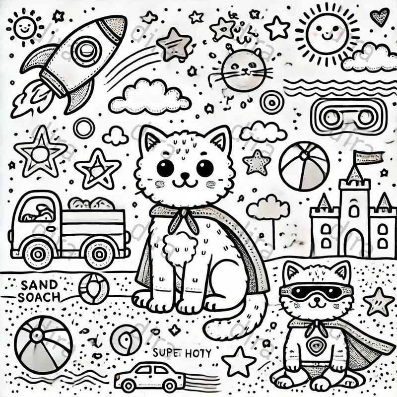 Cat Coloring Pages