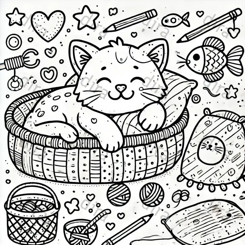 Cat Coloring Pages