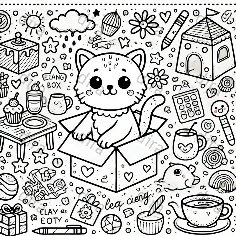 Cat Coloring Pages