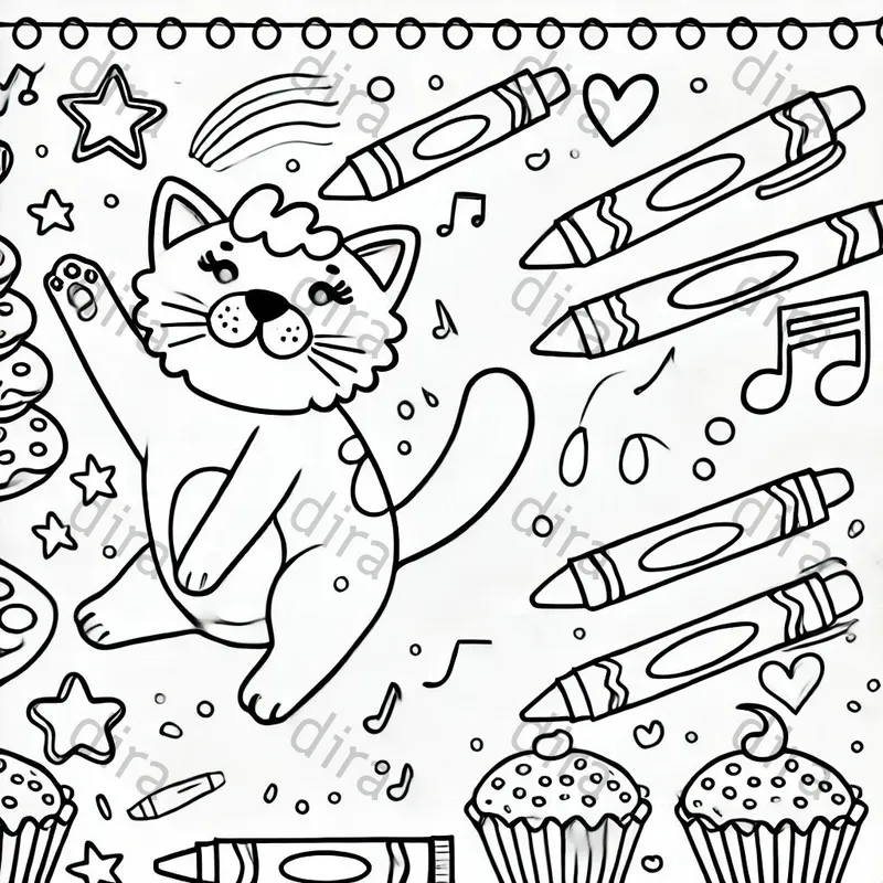 Cat Coloring Pages