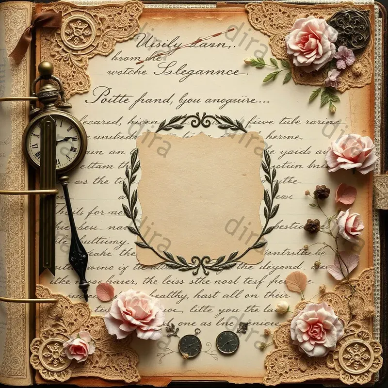 Vintage Designs For Journal Pages