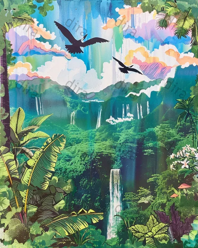 Nostalgic Hawaii Anime Style