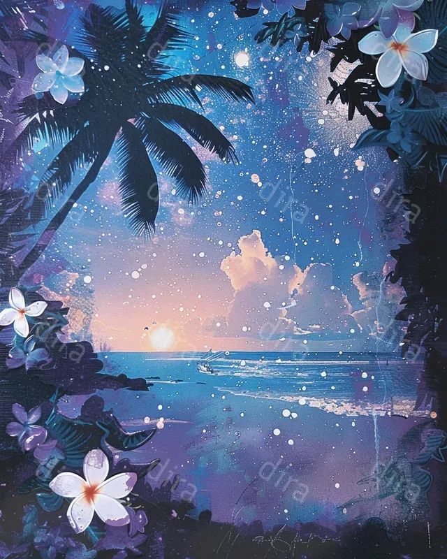 Nostalgic Hawaii Anime Style