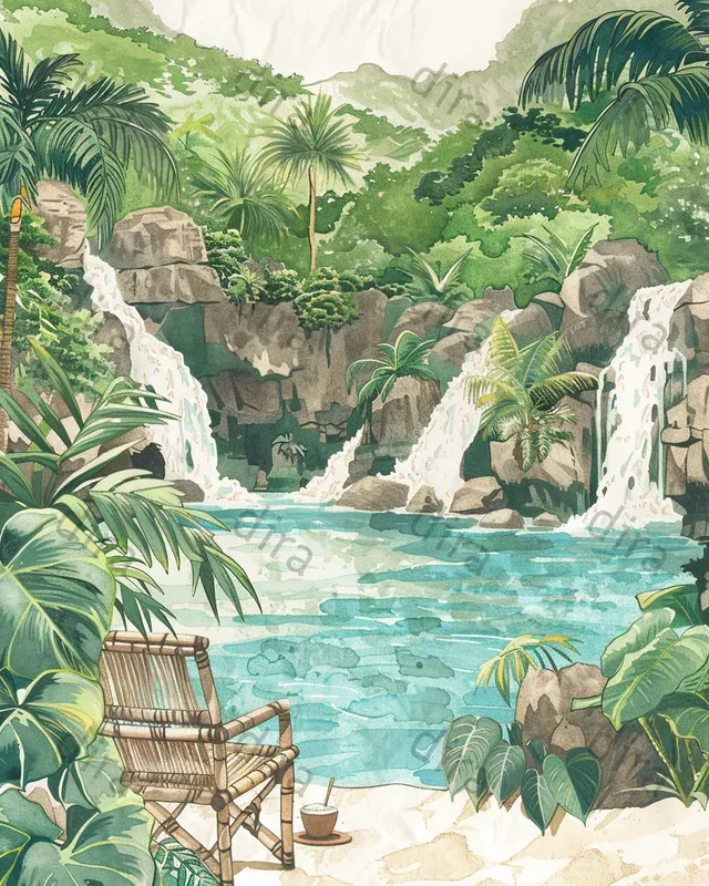 Nostalgic Hawaii Anime Style