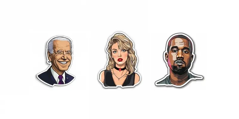 Celebrity Stickers generated by undefined