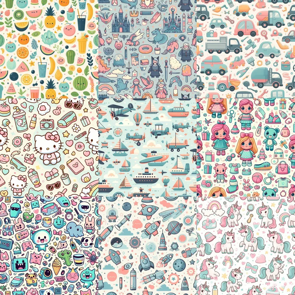 Seamless Patterns For Kids