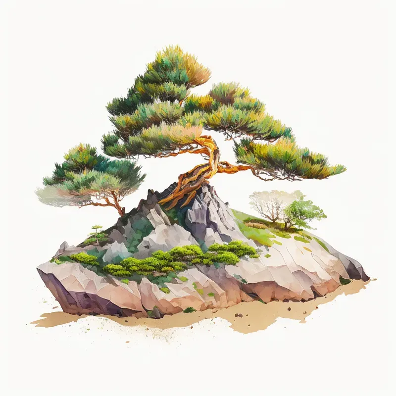 Watercolour Polygon Designs
