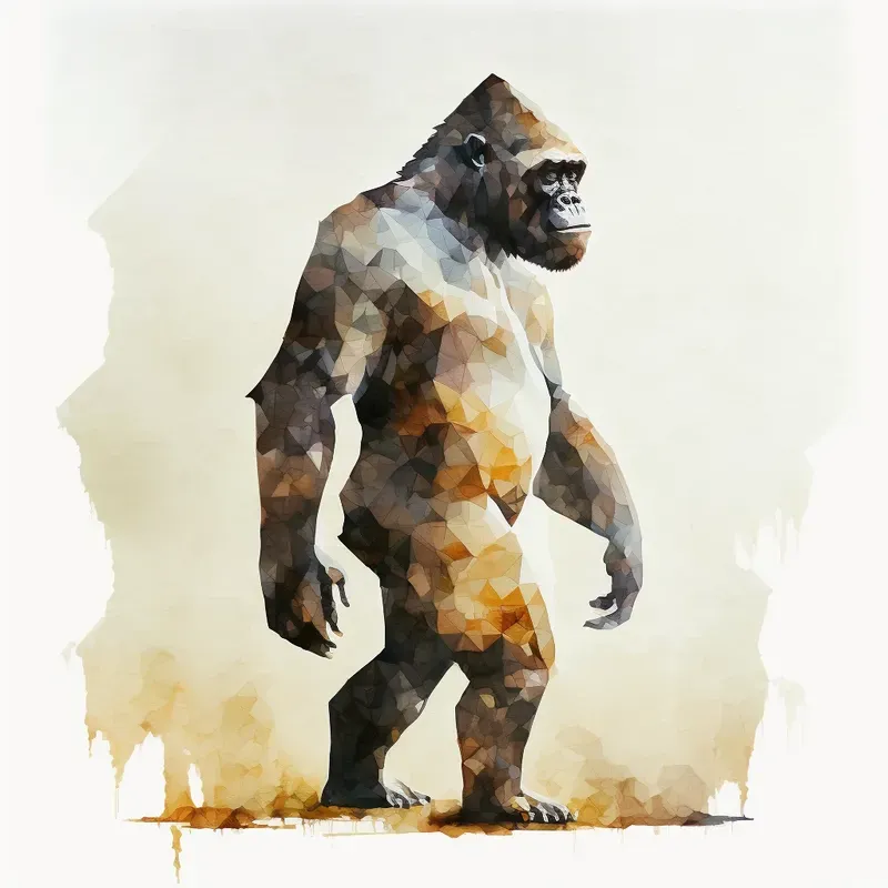 Watercolour Polygon Designs