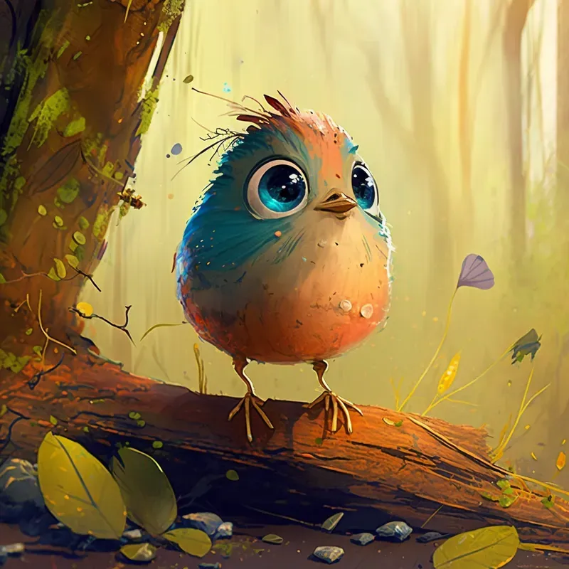 Cute Big Eyed Characters