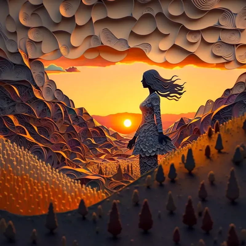 Surreal Paper Art