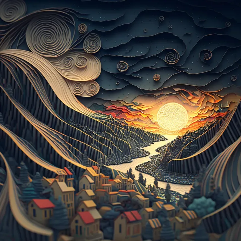Surreal Paper Art