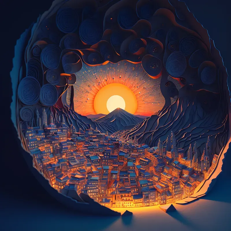 Surreal Paper Art