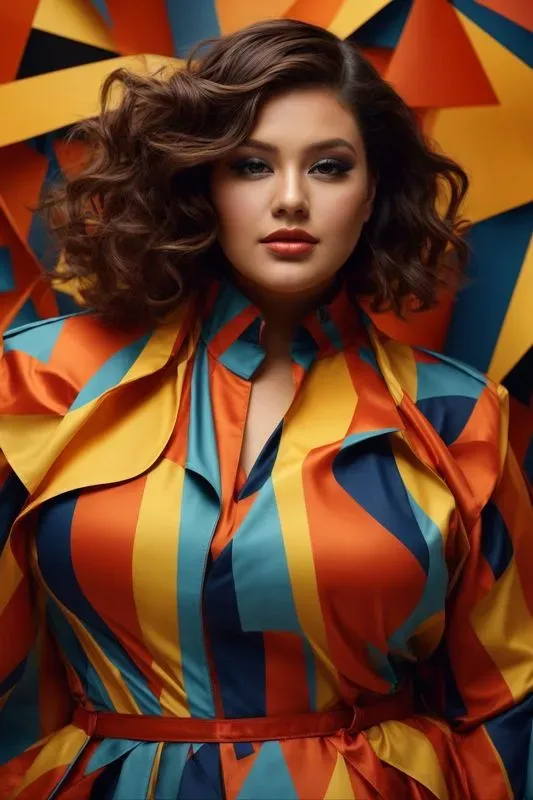 Realistic Plus Size Model Photographs