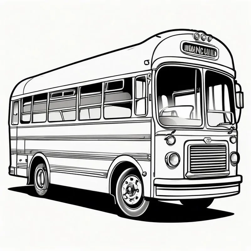 Vehicle Safari Coloring Pages