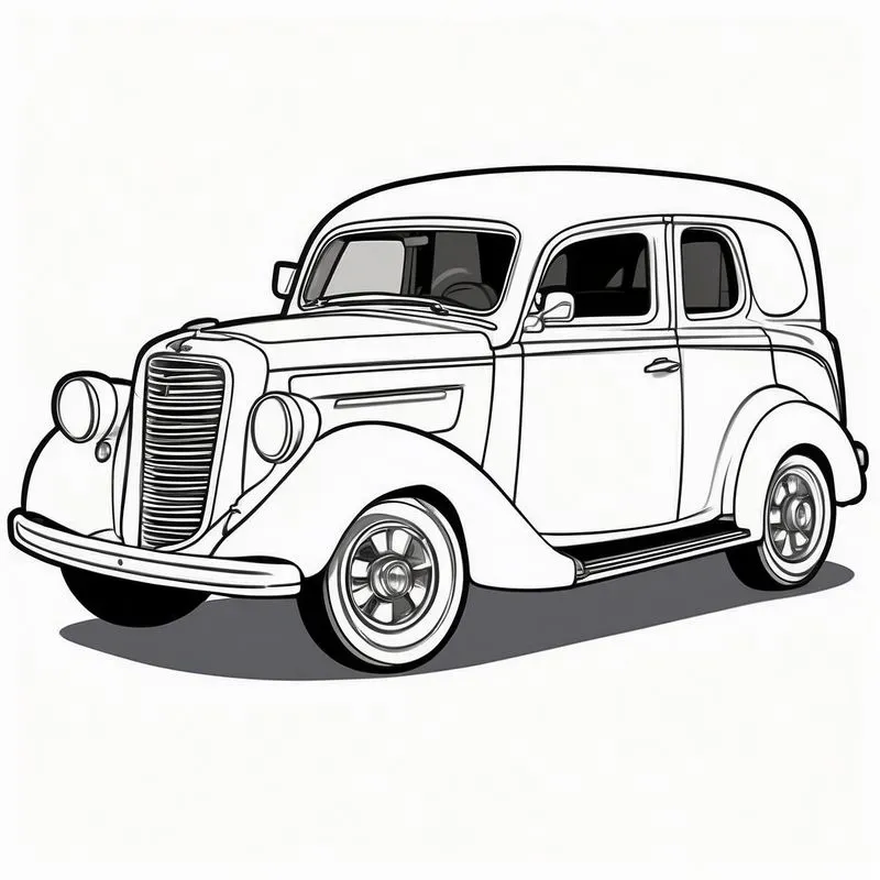 Vehicle Safari Coloring Pages