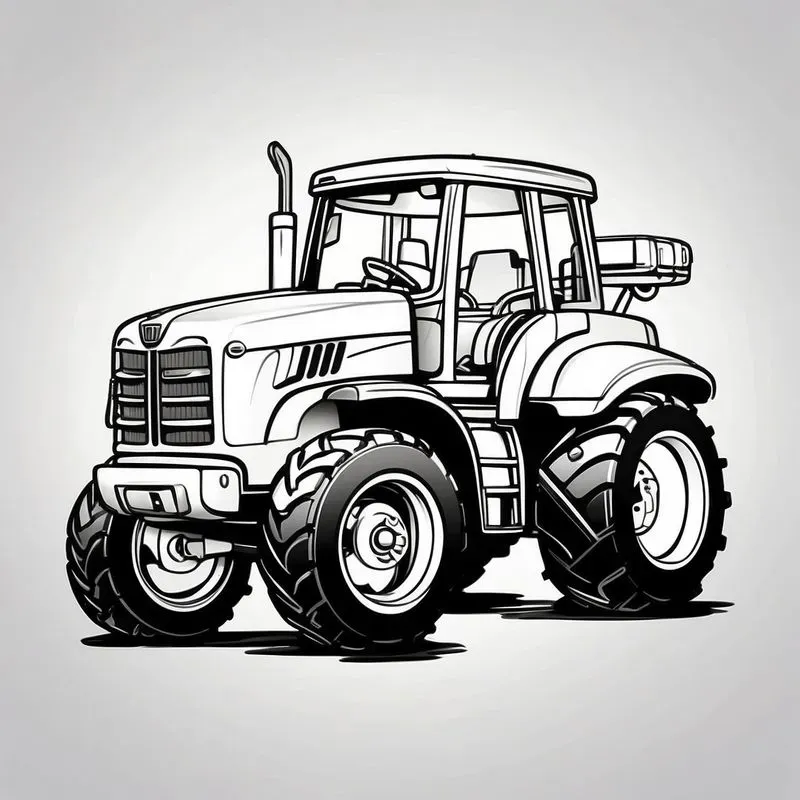 Vehicle Safari Coloring Pages