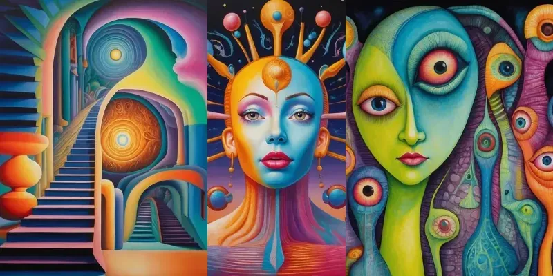 Surreal Whimsy Illustrations generated by undefined