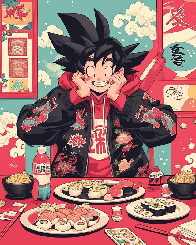 Vibrant Dynamic Manga Style