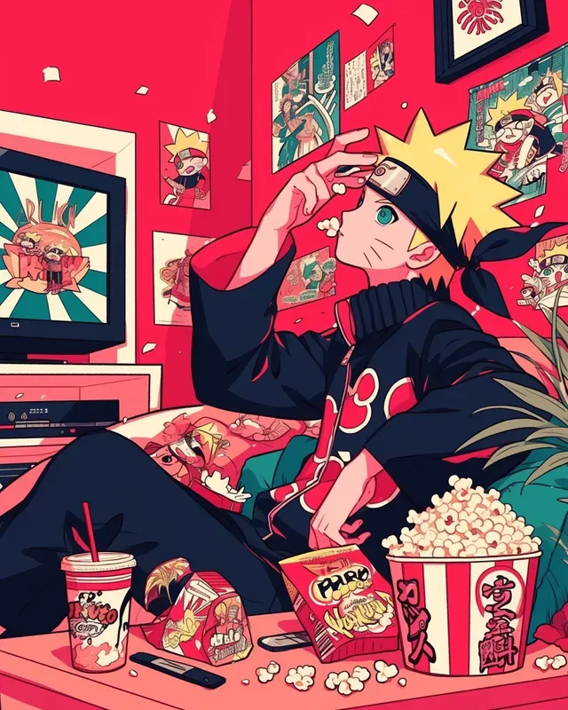 Vibrant Dynamic Manga Style