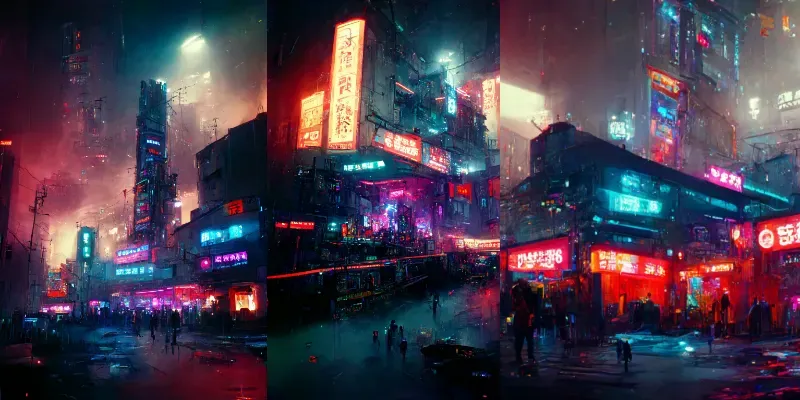 Futuristic City Landscapes generated by undefined