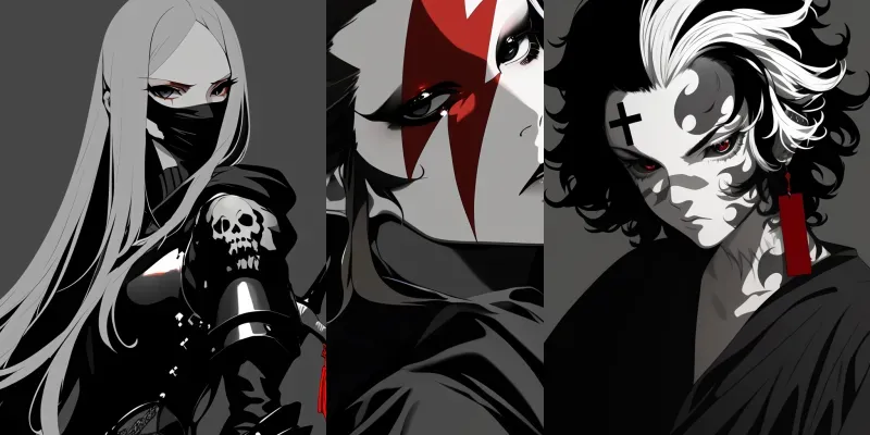Anime Gothic Characters generated by undefined