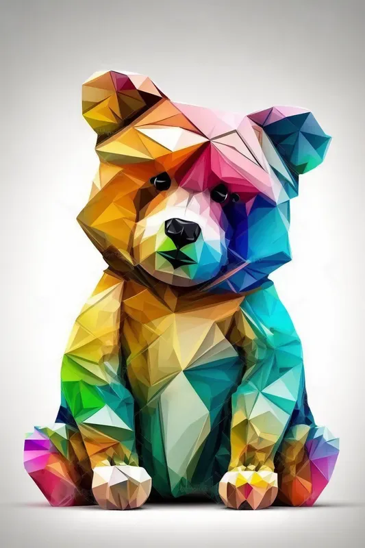 Colorful Origami Graphic Designs